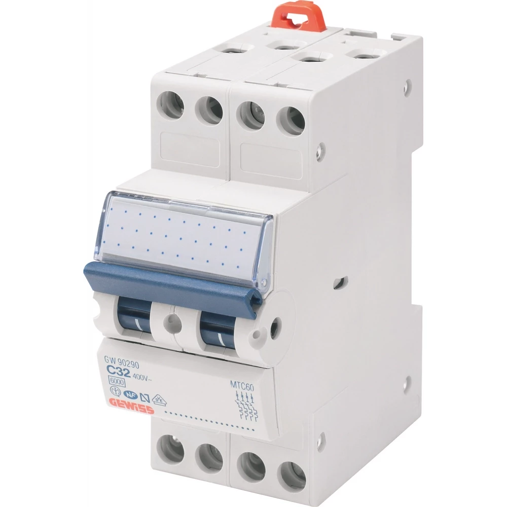 Gewiss Compacte installatieautomaat - MTC 45 - 4P C-kar 16 A - 2module