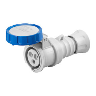 Gewiss IEC 309 HP-serie Cee Koppelcontactstop 2p+a 16a 200/250V 50/60HZ - blauw - 6H - contras