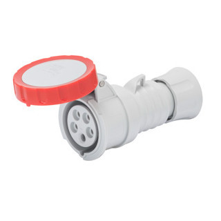 Gewiss IEC 309 HP-serie Cee Koppelcontactstop 3p+n+a 32a 380/415V 50/60HZ - rood - 6H - contra