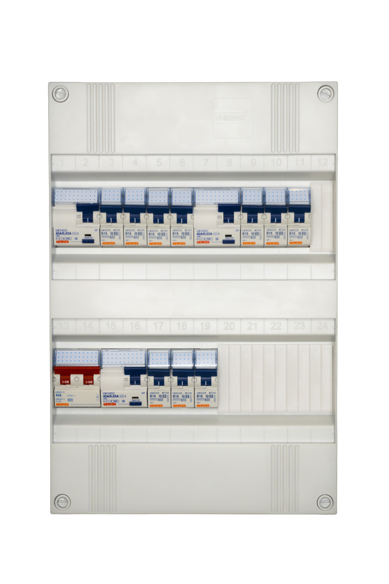 Gewiss NLK Groepenkast 1F,3als,10 groepen