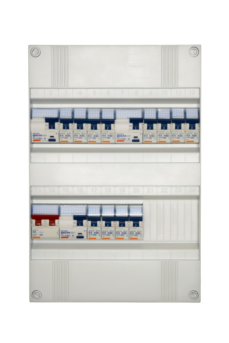 Gewiss NLK Groepenkast 1F,3als,12 groepen