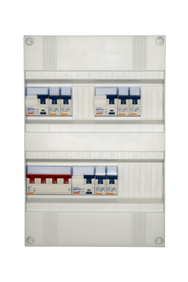 Gewiss NLK Groepenkast 3F,3als,6 groepen