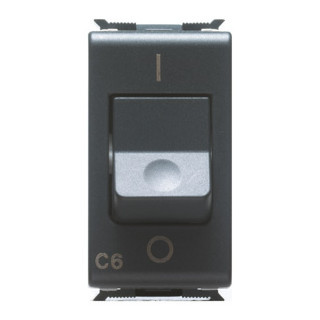Gewiss PLAYBUS - Huishoudelijke serie Compacte Installatieautomaat - 1P+N 10 A 3 ka 230 V - C-kar - 1 module