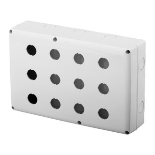 Gewiss 27 COMBI-serie Lege Kast voor drukknoppen, bediening en indicatoren - 12 gang - diame