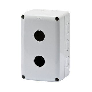 Gewiss 27 COMBI-serie Lege Kast voor drukknoppen, bediening en indicatoren - 2 gang - diamet