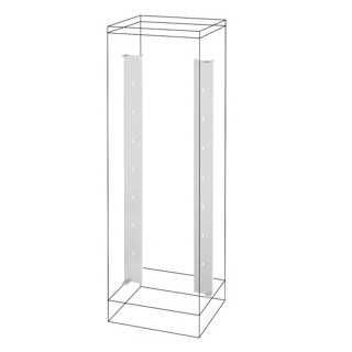 Gewiss QDX 1600 H Gereduceerde Montagerails en frames - verdeelkasten voor vloermontage