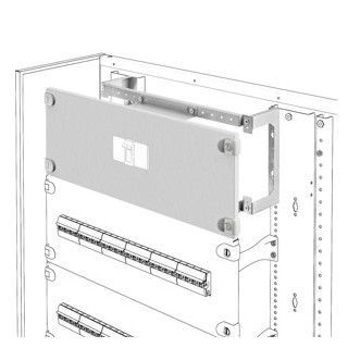 Gewiss QDX 1600 H Installatiekit Voor MCCB'S op plaat - verticaal - vaste versie - MSX/E