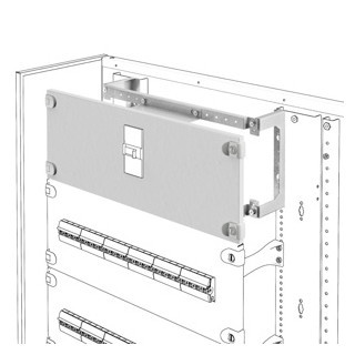Gewiss QDX 1600 H Installatiekit Voor MCCB'S op plaat - horizontaal - vaste versie - doo