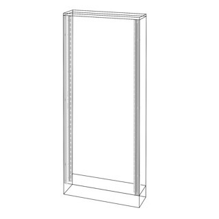 Gewiss QDX 630 L-serie Twee Montagerails aan de voorkant - - verdeelkasten voor montage - QDX