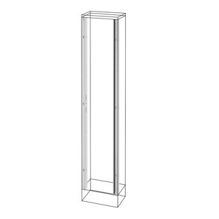 Gewiss QDX 630 L-serie Twee Montagerails aan de voorkant - voor extern compartiment - QDX 630