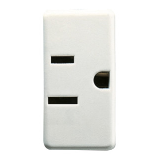 Gewiss SYSTEM WHITE - Huishoudelijke serie VS Standaard wandcontactdoos 250/125 vac - 2p+a 15 A 125 V - vlakke pa