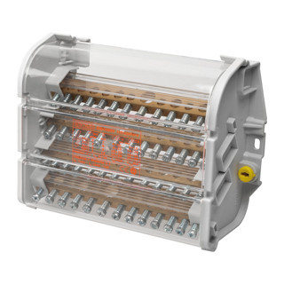 Gewiss BUSBAR 4-Polig klemmenblok met 8 module en50022 - 125 A 750 V