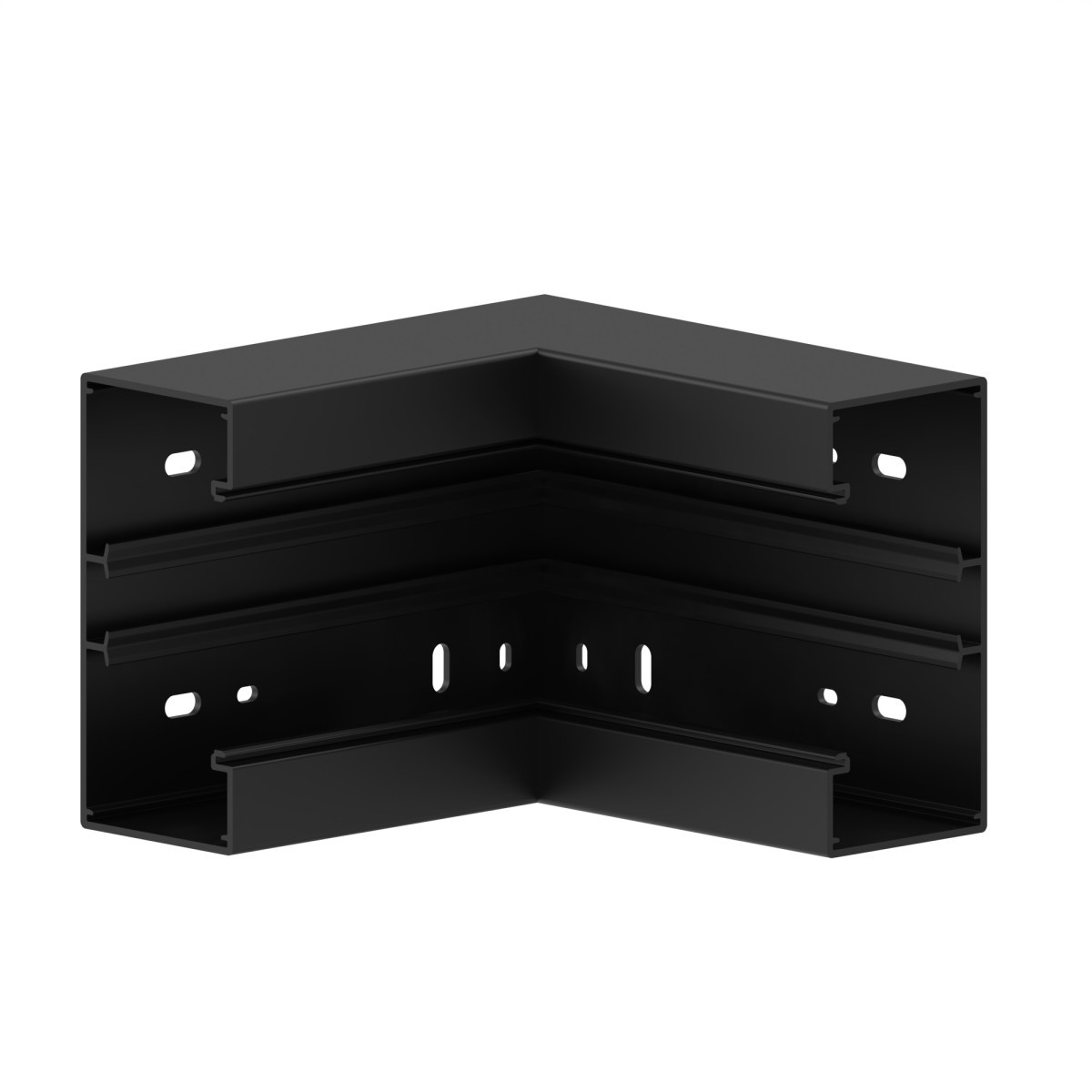GGK BR wandgoot kunststof BR/A/S binnenhoekst. 60x130/80 ZK1ST zwart ral9005
