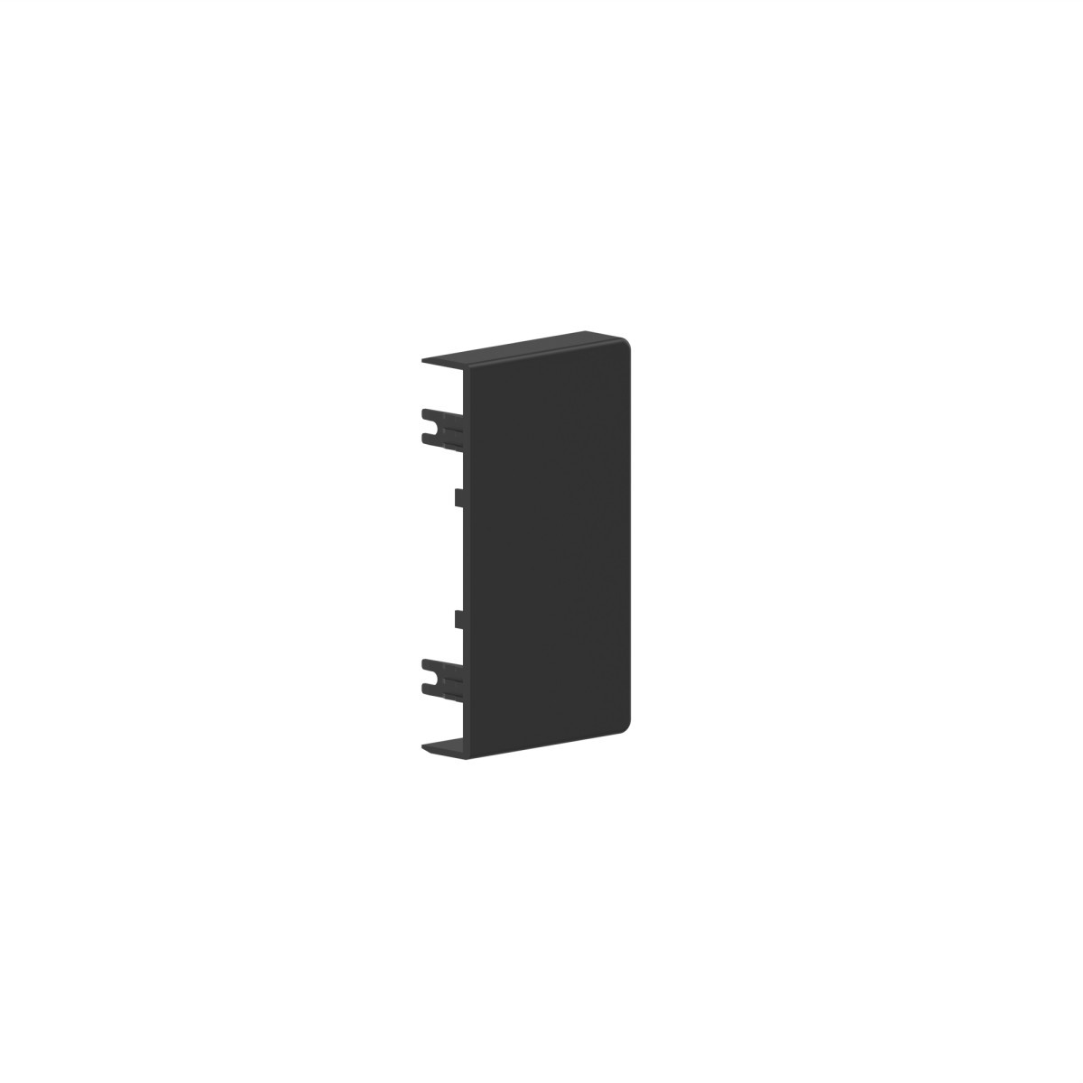 GGK BR wandgoot kunststof BR/A/S eindst. 3-Z 60x110/80 ZK1ST zwart ral9005