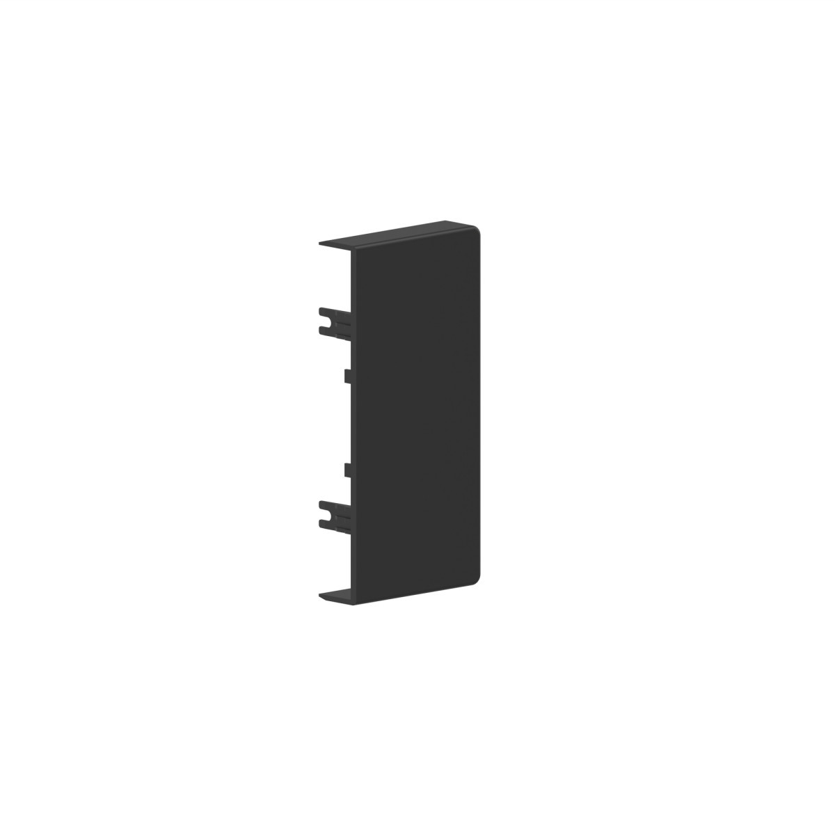 GGK BR wandgoot kunststof BR/A/S eindst. 3-Z 60x130/80 ZK1ST zwart ral9005