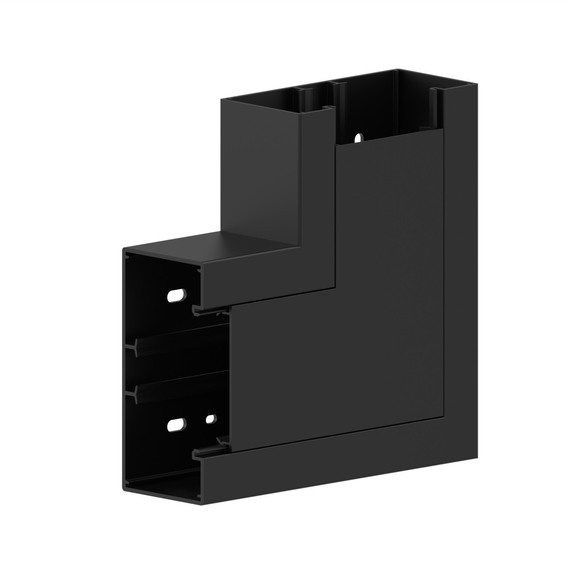 GGK BR wandgoot kunststof BR/A/S vlakhaakst. 60x130/80 ZK1ST zwart ral9005