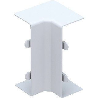 GGK Mini binnenhoekstuk 10x20 PVC wit ral9010 GGK Mini binnenhoekstuk 10x20 PVC wit ral9010