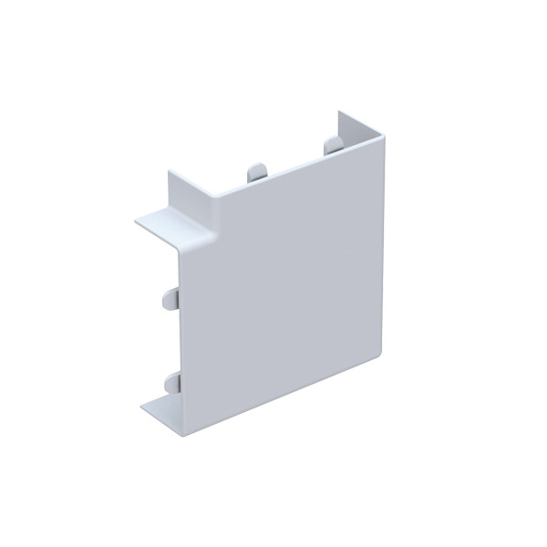GGK Mini leidingkoker Mini vlakhaakst 15x50 wit ral9010