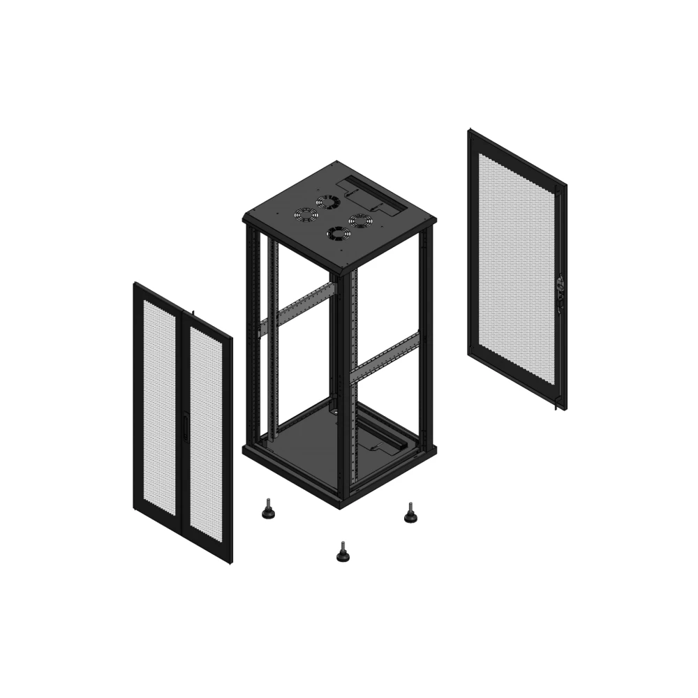 Gigamedia 19" conf S70 26u 600x600 MM av DBL per ar SPL per ex