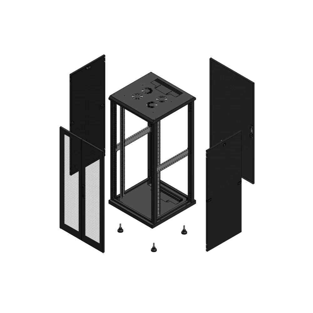 Gigamedia 19" conf S70 26u 600x600 MM av DBL per ar SPL tol