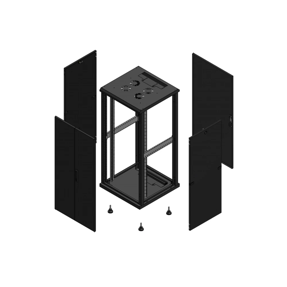 Gigamedia 19" conf S70 26u 600x600 MM av DBL tol ar SPL tol