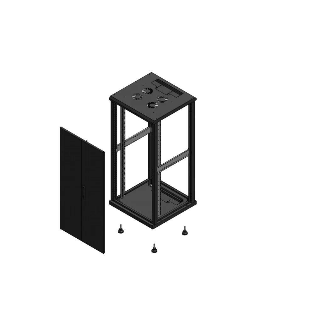 Gigamedia 19" conf S70 26u 600x600 MM av DBL tol SP ex