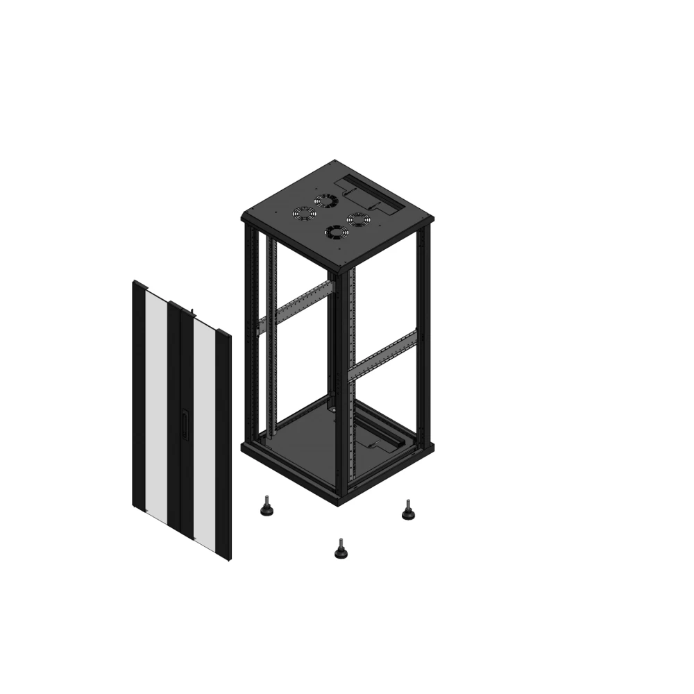 Gigamedia 19" conf S70 26u 600x600 MM av DBL ver SP ex