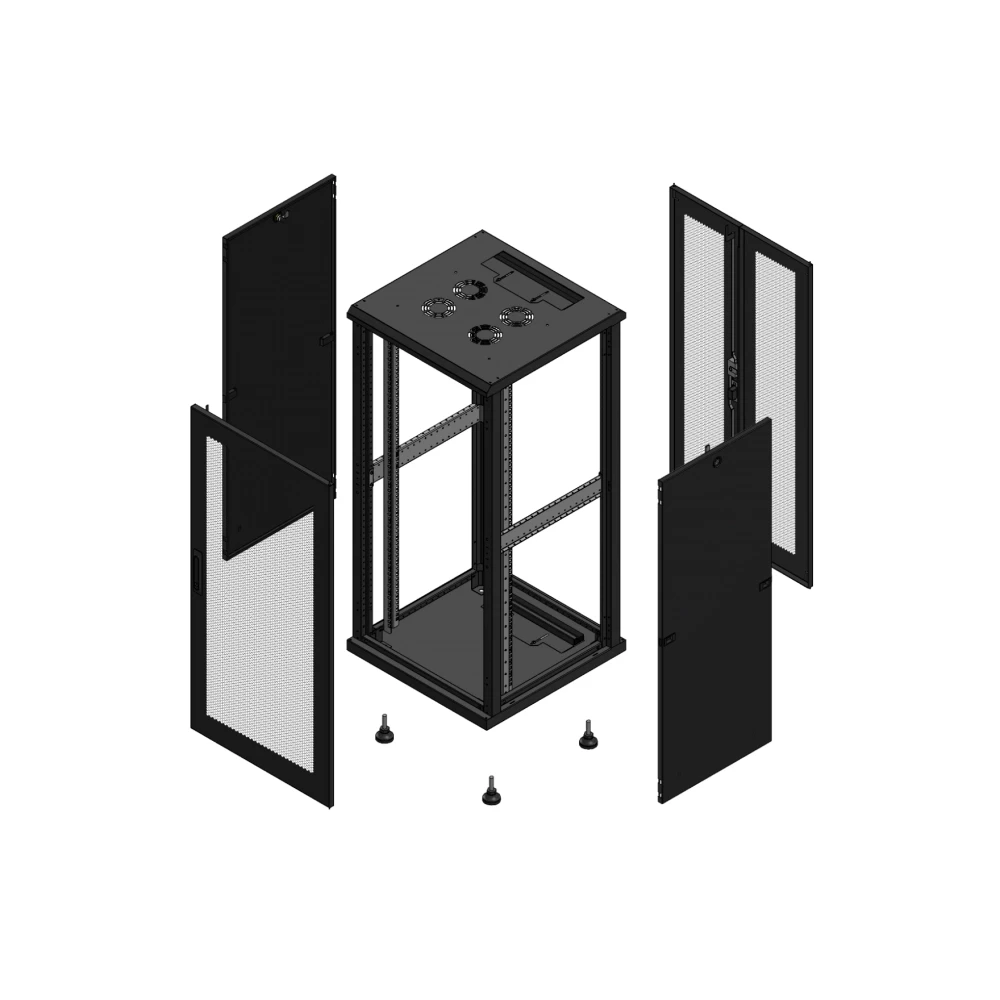 Gigamedia 19" conf S70 26u 600x600 MM av SPL per ar DBL per