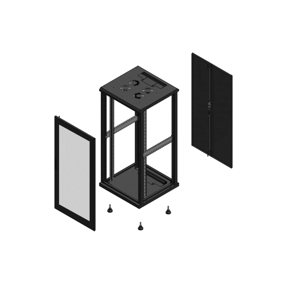 Gigamedia 19" conf S70 26u 600x600 MM av SPL per ar DBL tol ex