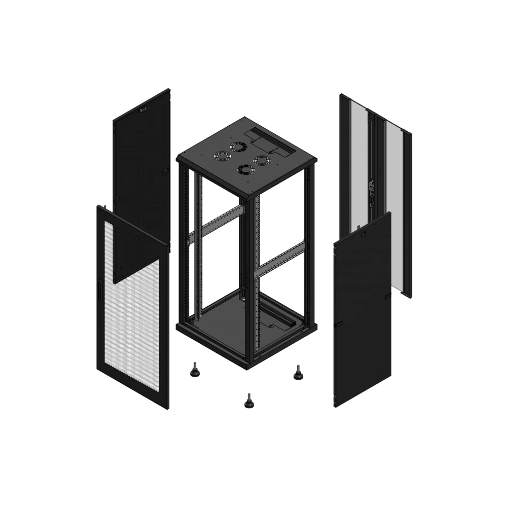 Gigamedia 19" conf S70 26u 600x600 MM av SPL per ar DBL ver