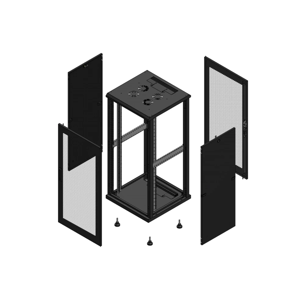 Gigamedia 19" conf S70 26u 600x600 MM av SPL per ar SPL per