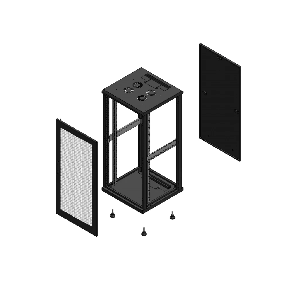 Gigamedia 19" conf S70 26u 600x600 MM av SPL per par ex