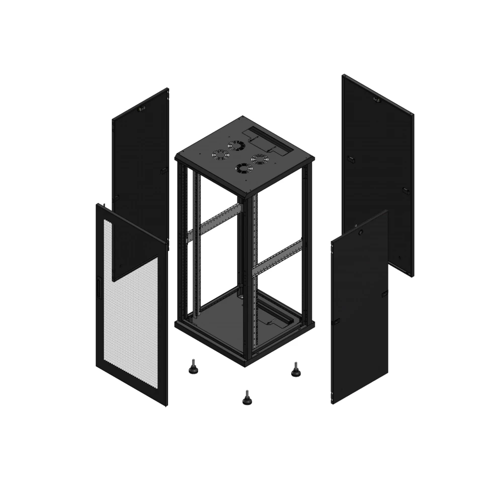 Gigamedia 19" conf S70 26u 600x600 MM av SPL per par