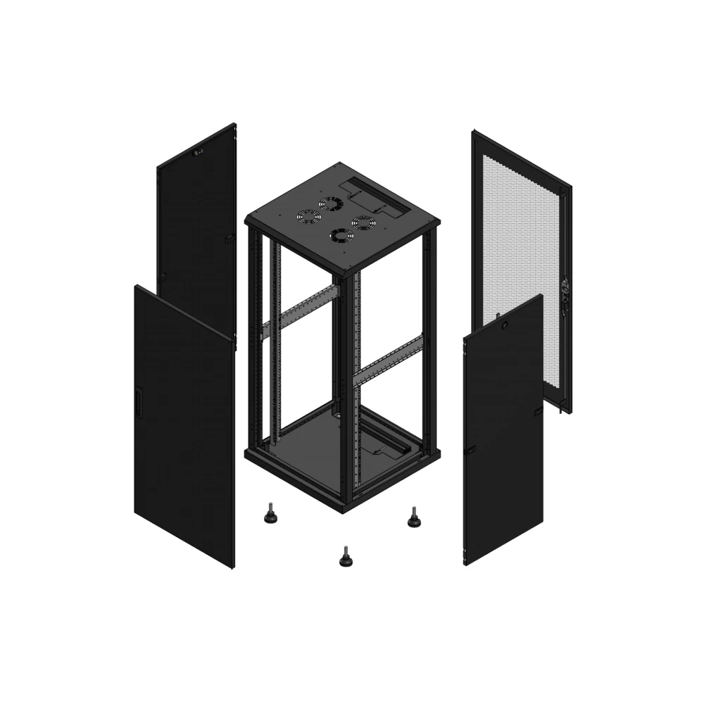 Gigamedia 19" conf S70 26u 600x600 MM av SPL tol ar SPL per