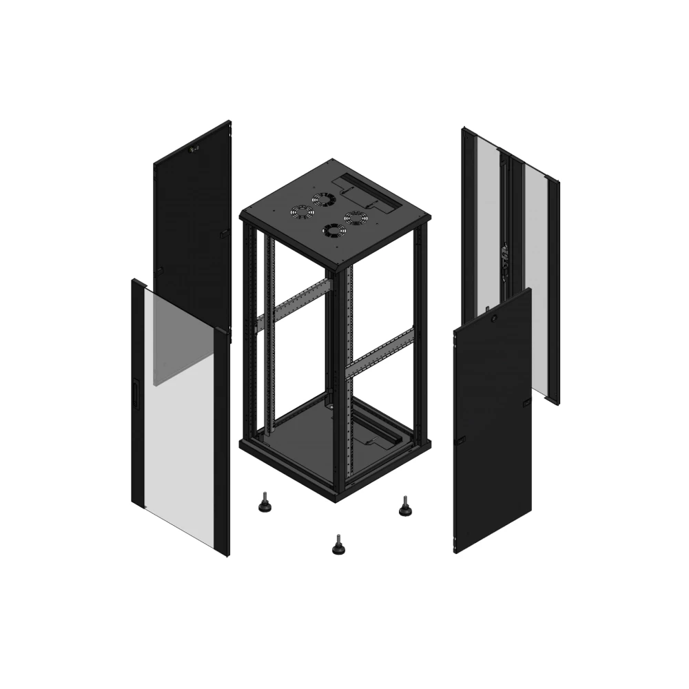 Gigamedia 19" conf S70 26u 600x600 MM av SPL ver ar DBL ver