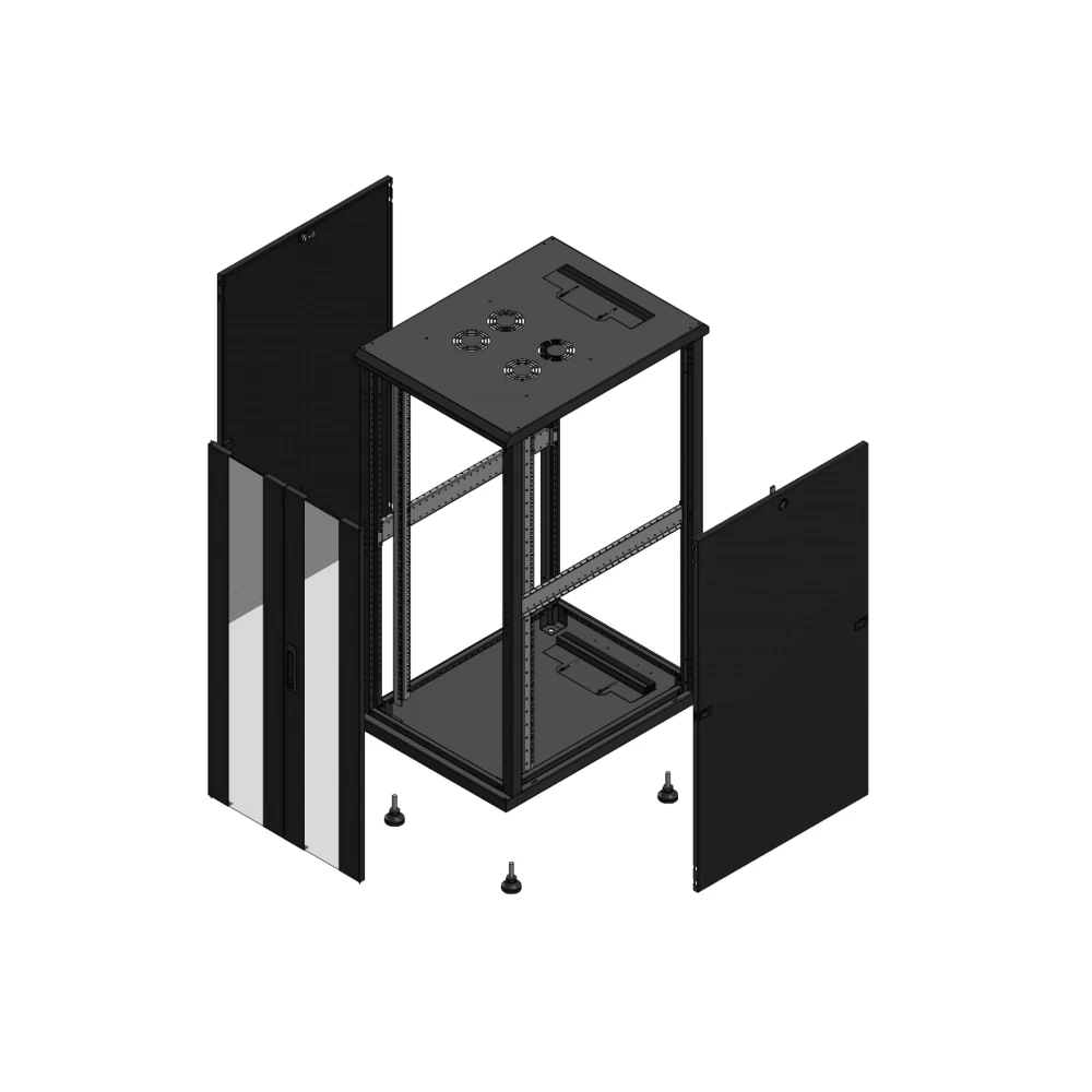 Gigamedia 19" conf S70 26u 600x800 MM av DBL ver SP