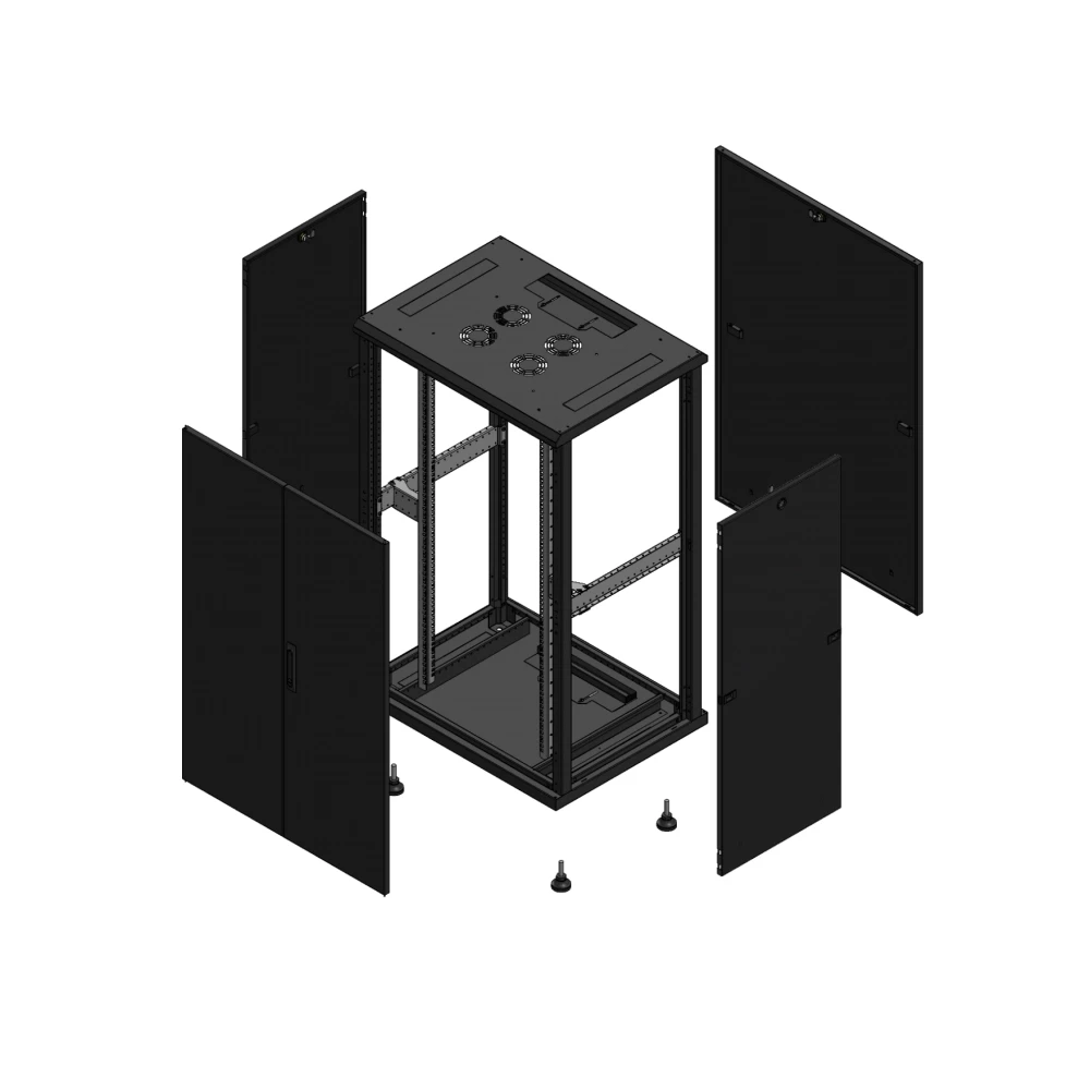 Gigamedia 19" conf S70 26u 800x600 MM av DBL tol par