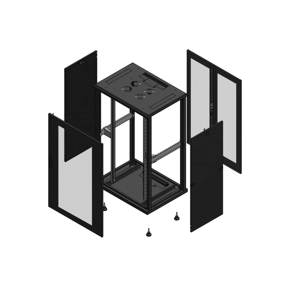 Gigamedia 19" conf S70 26u 800x600 MM av SPL per ar DBL per