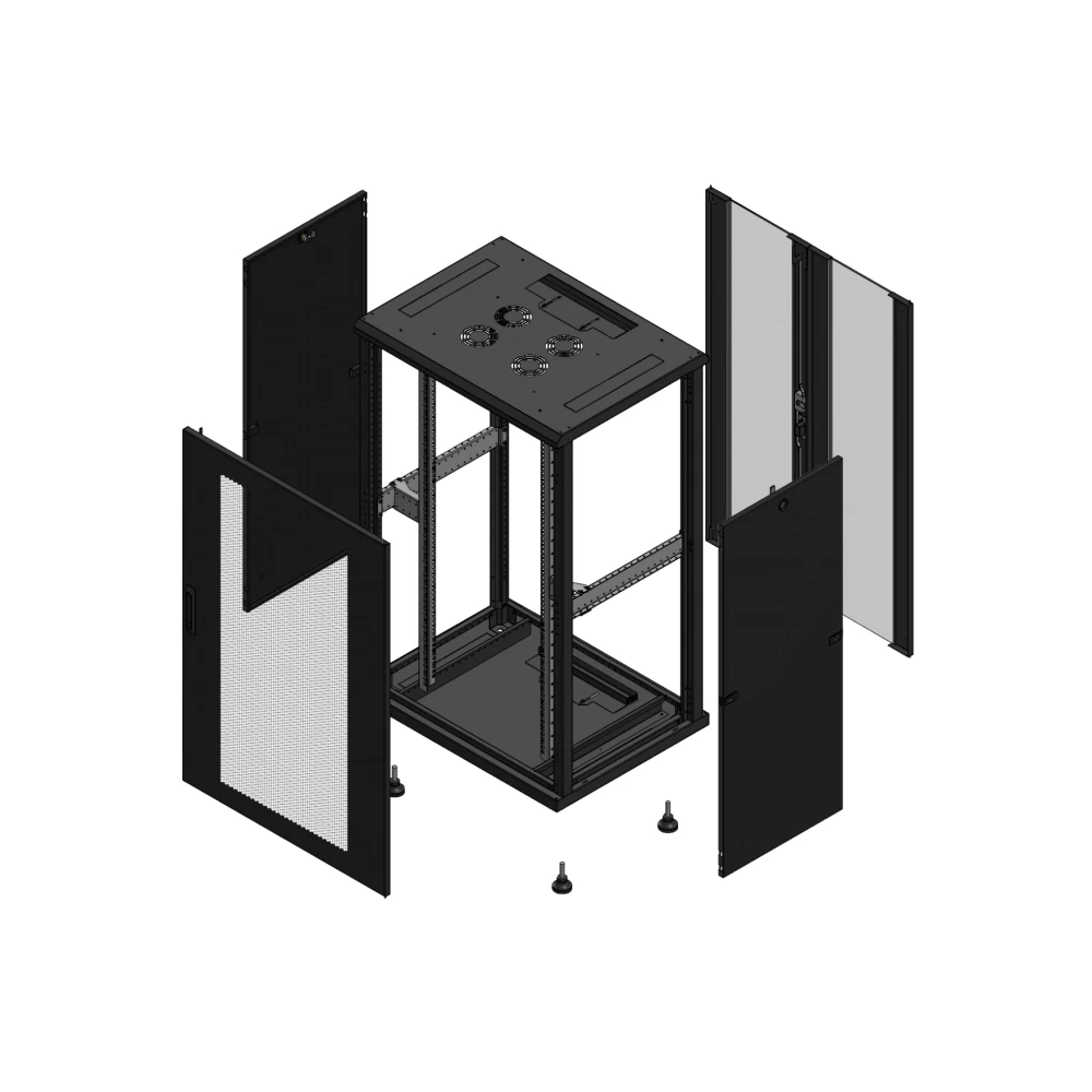 Gigamedia 19" conf S70 26u 800x600 MM av SPL per ar DBL ver