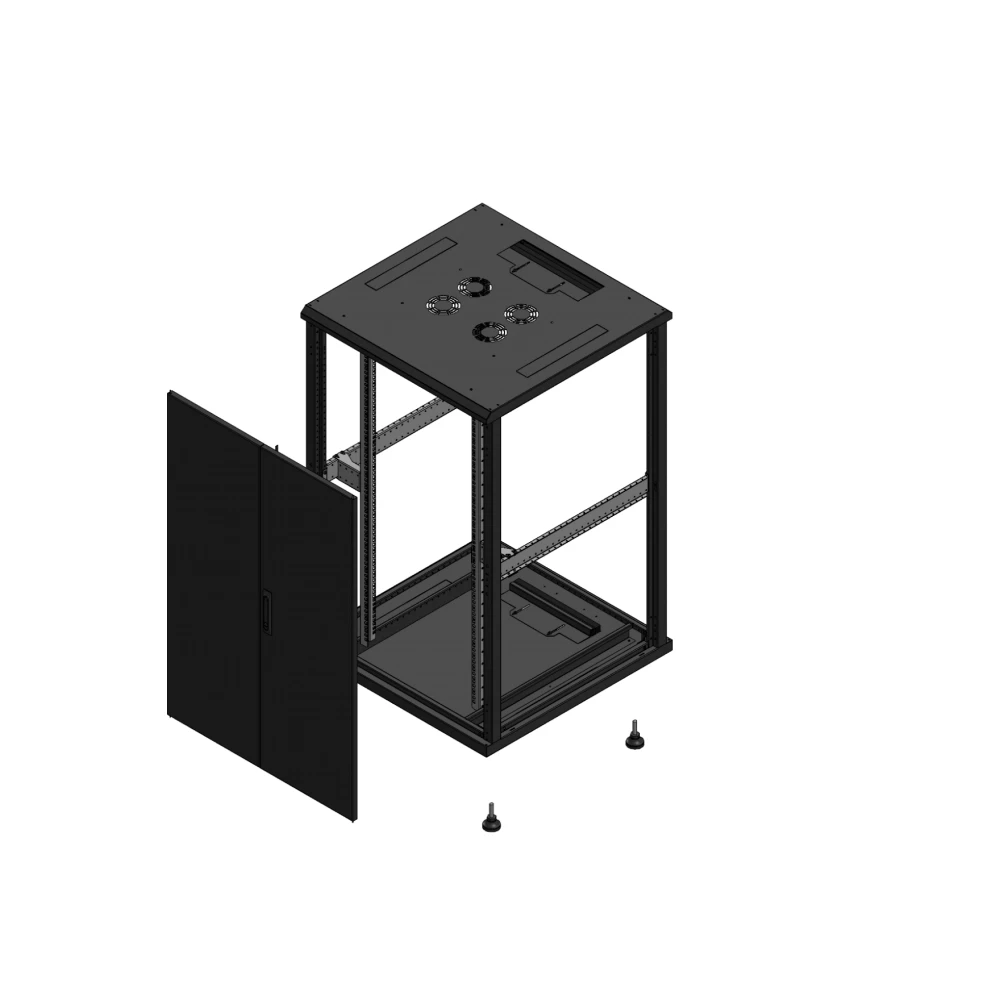 Gigamedia 19" conf S70 26u 800x800 MM av DBL tol SP ex