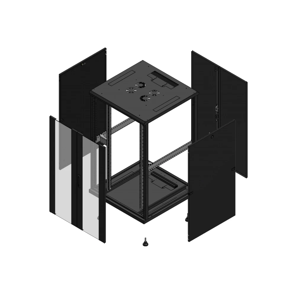 Gigamedia 19" conf S70 26u 800x800 MM av DBL ver ar DBL tol