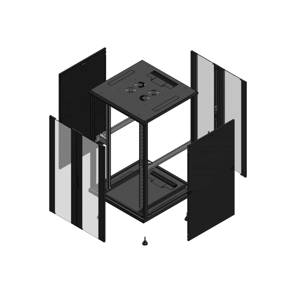 Gigamedia 19" conf S70 26u 800x800 MM av DBL ver ar DBL ver