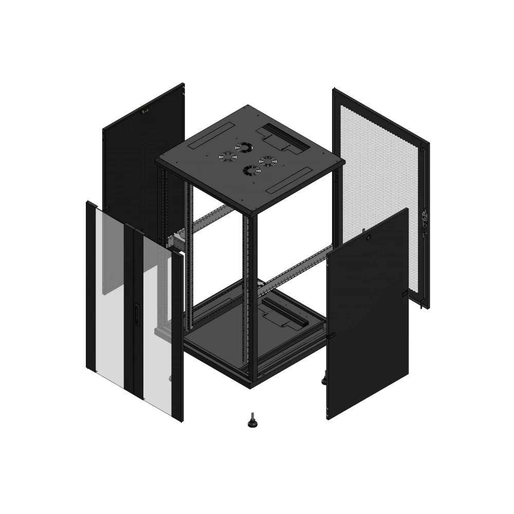 Gigamedia 19" conf S70 26u 800x800 MM av DBL ver ar SPL per