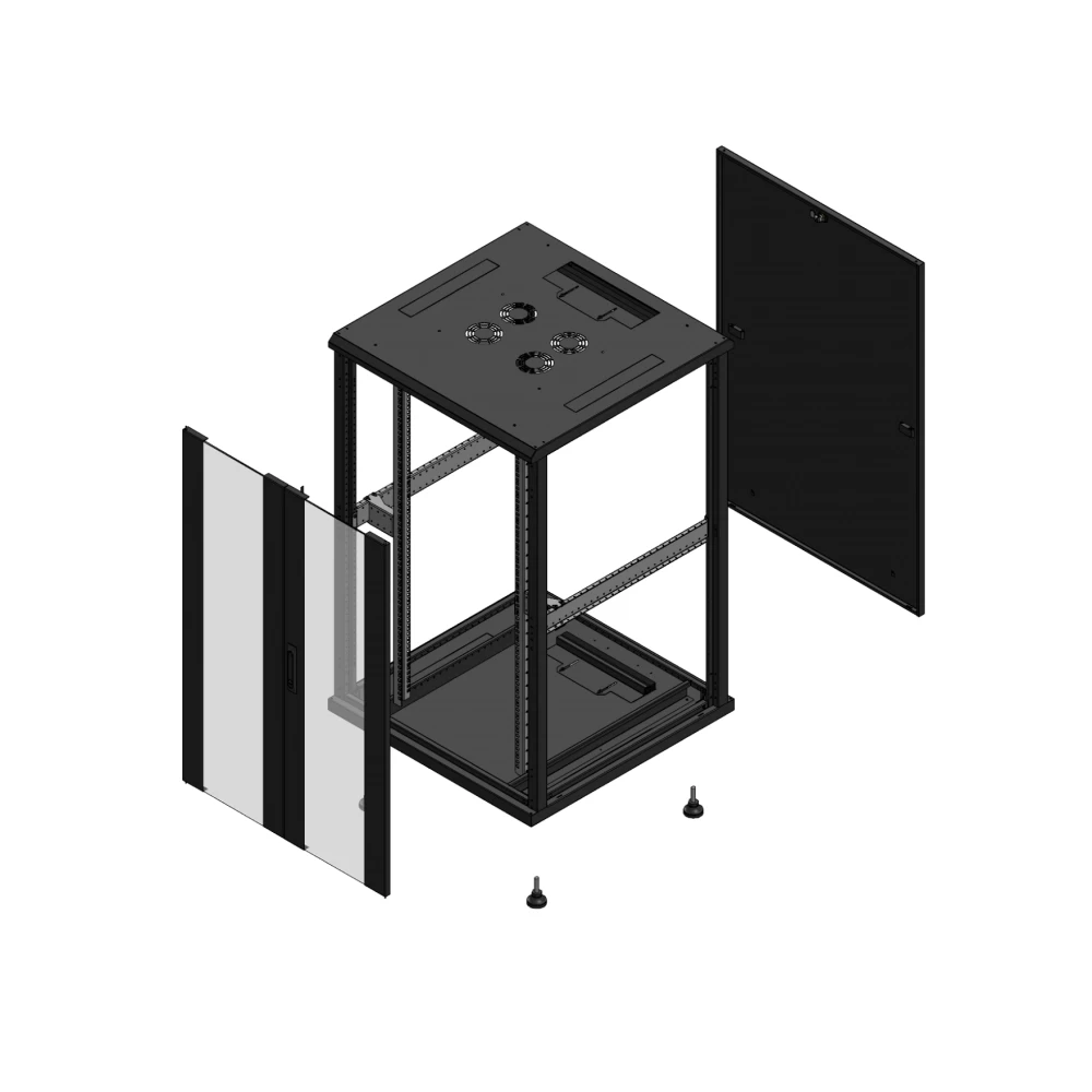 Gigamedia 19" conf S70 26u 800x800 MM av DBL ver par ex