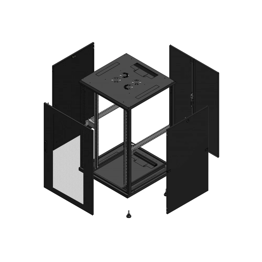 Gigamedia 19" conf S70 26u 800x800 MM av SPL per ar DBL tol