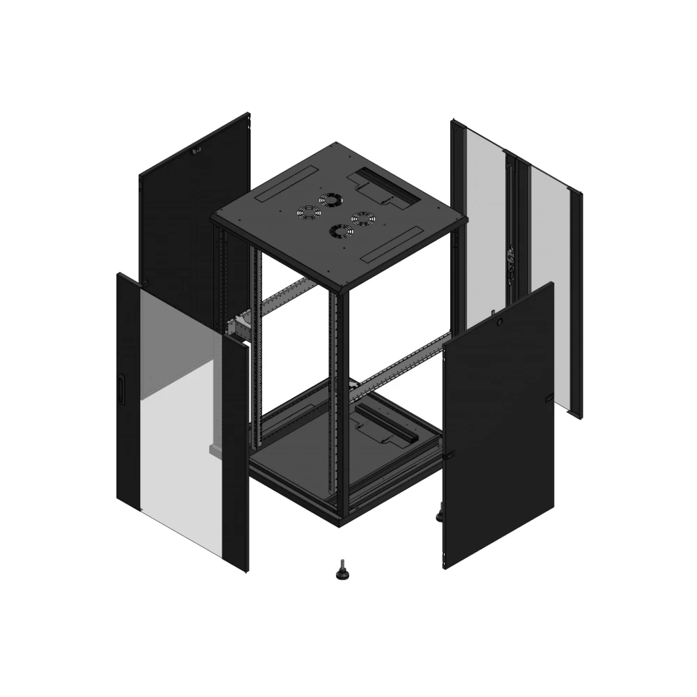 Gigamedia 19" conf S70 26u 800x800 MM av SPL ver ar DBL ver