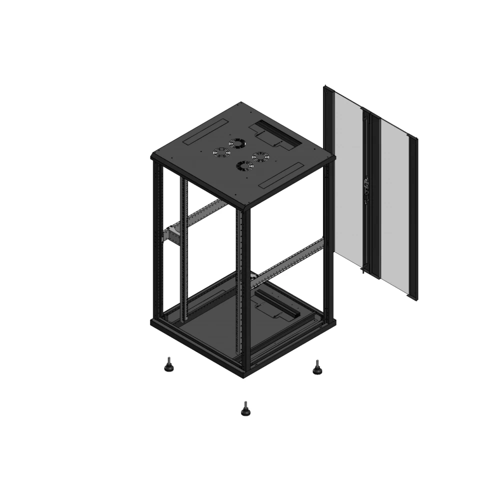 Gigamedia 19" conf S70 26u 800x800 MM SP ar DBL ver ex