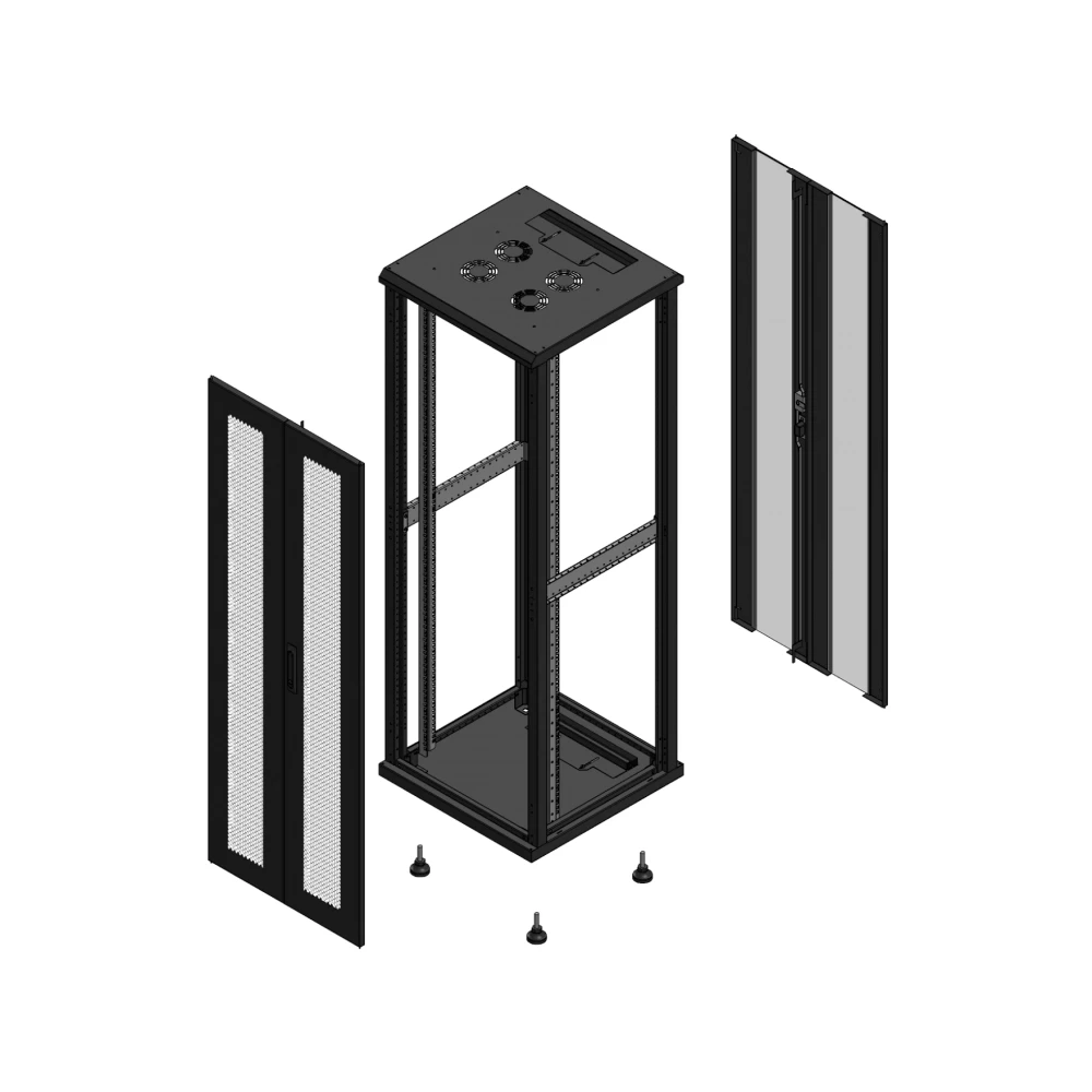 Gigamedia 19" conf S70 36u 600x600 MM av DBL per ar DBL ver ex