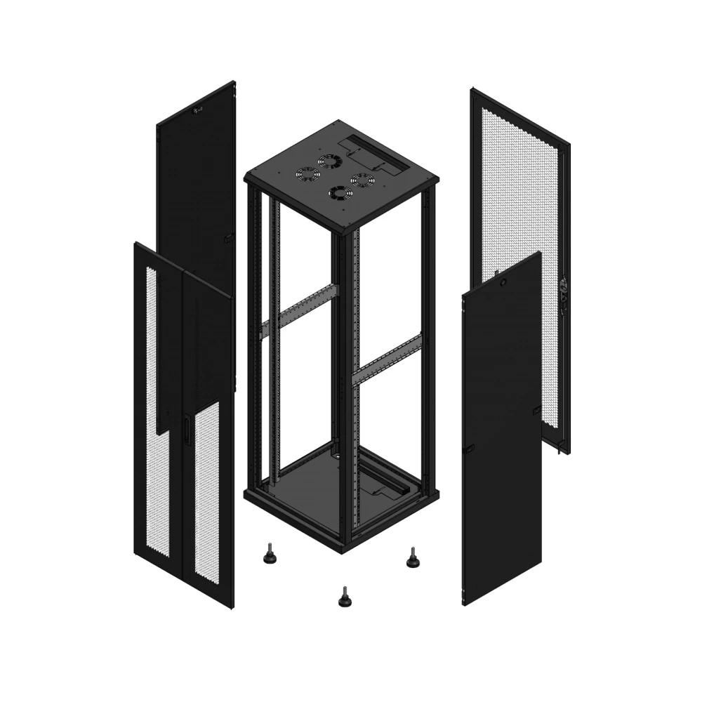 Gigamedia 19" conf S70 36u 600x600 MM av DBL per ar SPL per