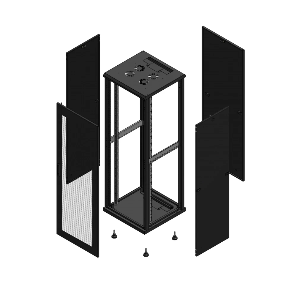 Gigamedia 19" conf S70 36u 600x600 MM av SPL per par